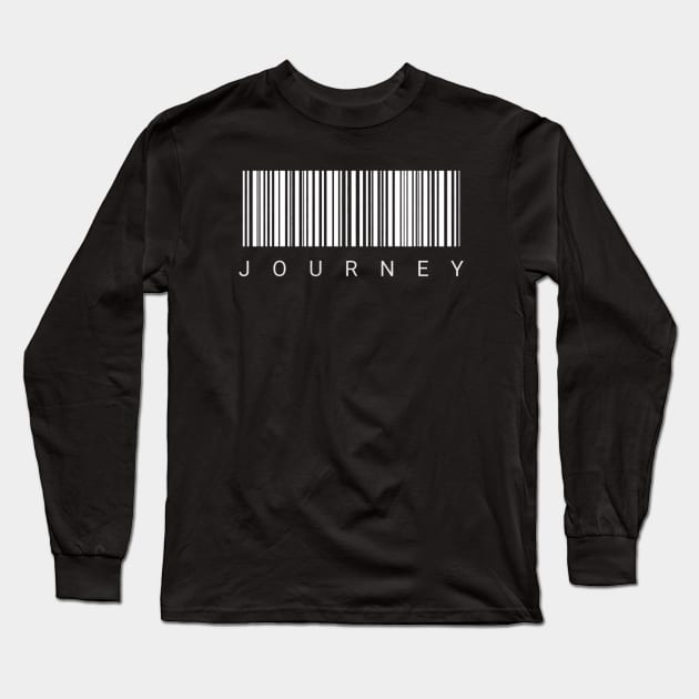 journey  barcod art v1 Long Sleeve T-Shirt by fajarbaru